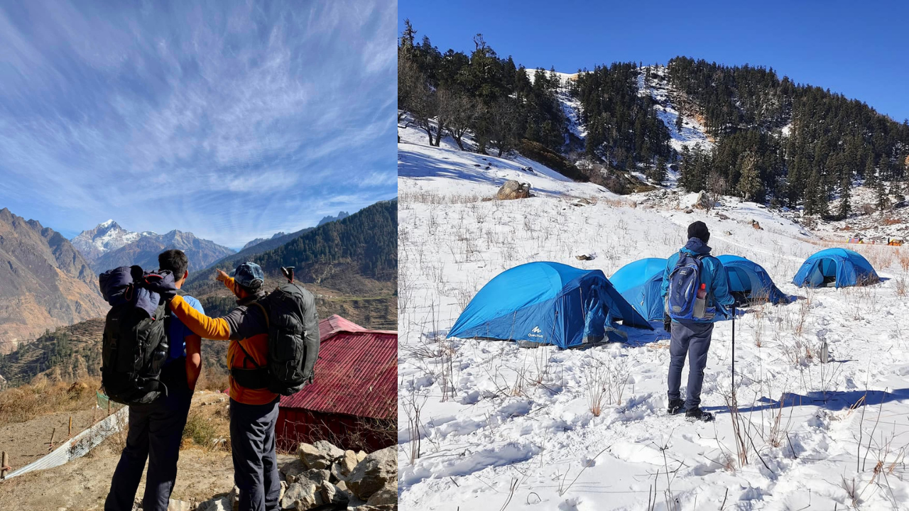 Kuari Pass Trek in Winter
