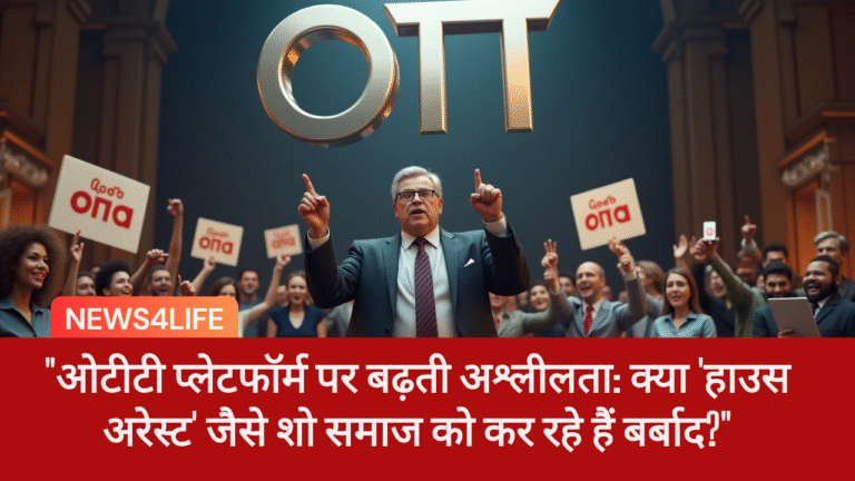 “ओटीटी प्लेटफॉर्म पर बढ़ती अश्लीलता: क्या ‘हाउस अरेस्ट’ जैसे शो समाज को कर रहे हैं बर्बाद?”Navigating the Controversy of OTT Content
